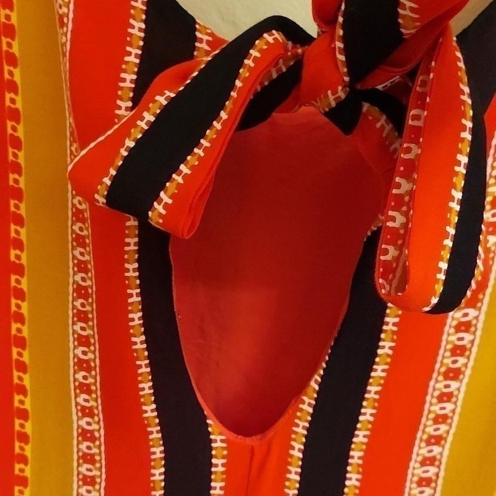 GIANNI BINI Jordan Tie Back Striped Vibrant Color Tank Top New L Resortwear - Picture 10 of 13